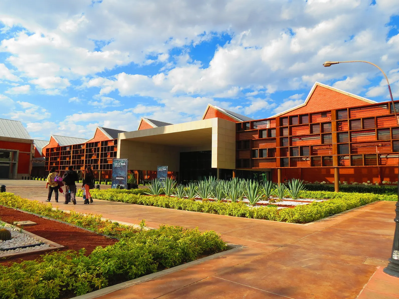 Former railway workshops converted into the Museo Espacio in Aguascalientes