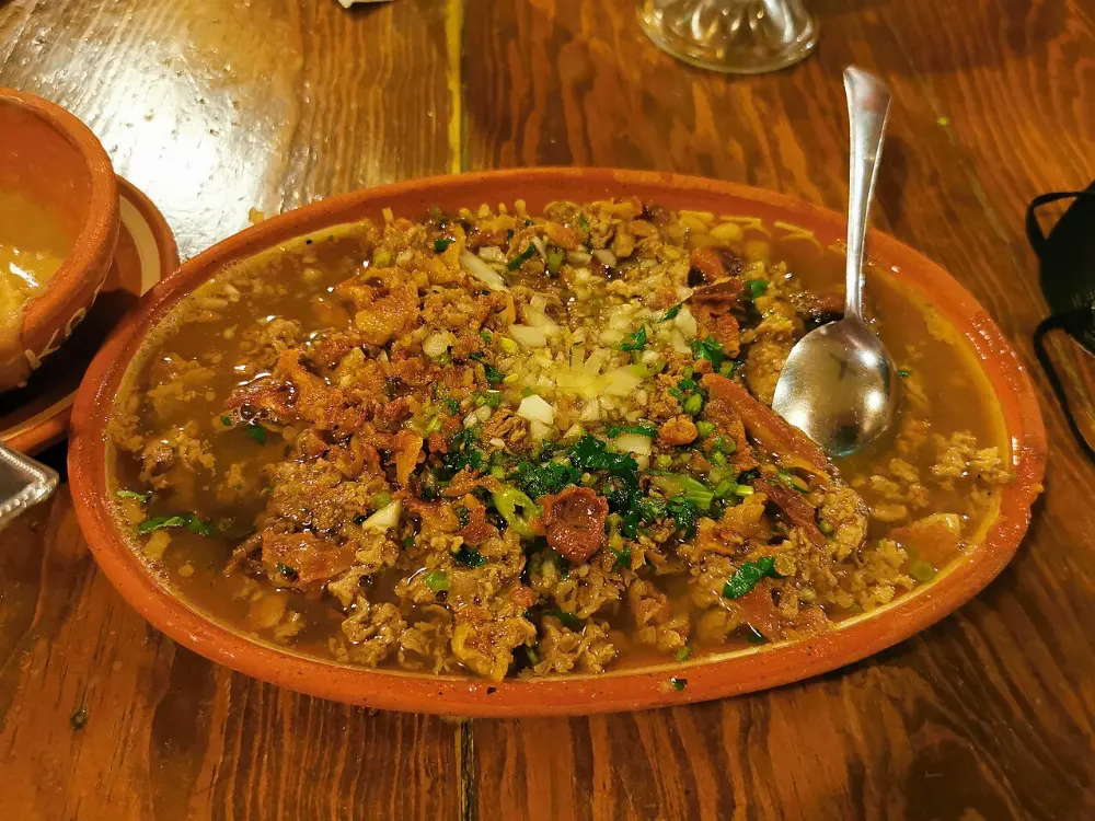 Carne en su jugo in Ajijic, Jalisco