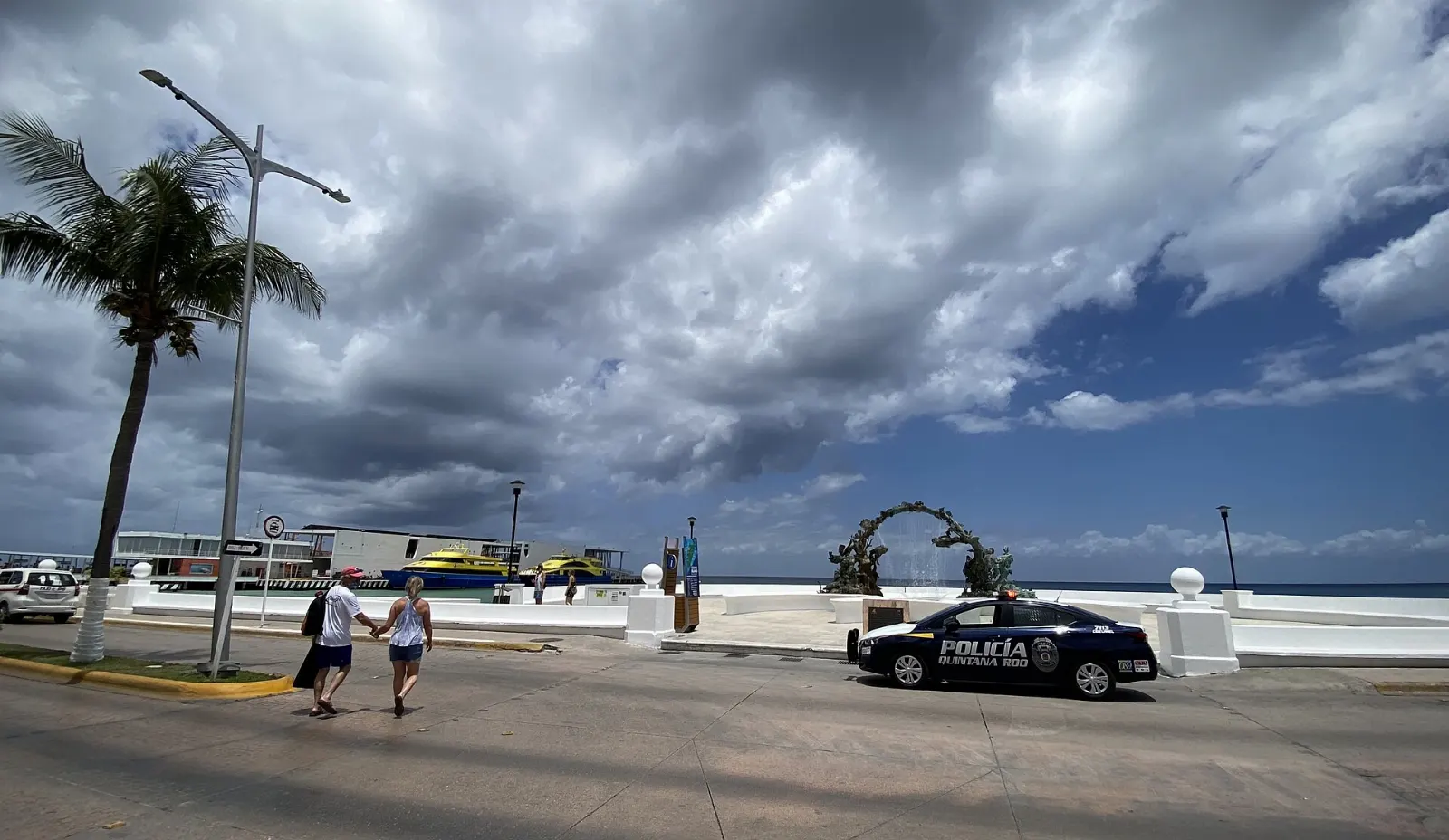 A ferry crossing between Playa del Carmen and Cozumel, Akumal, Quintana Roo