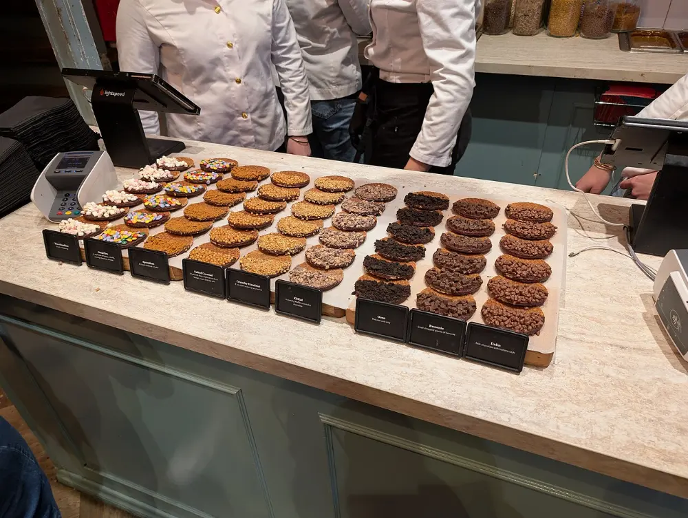 Stroopwafel in Amsterdam, Netherlands