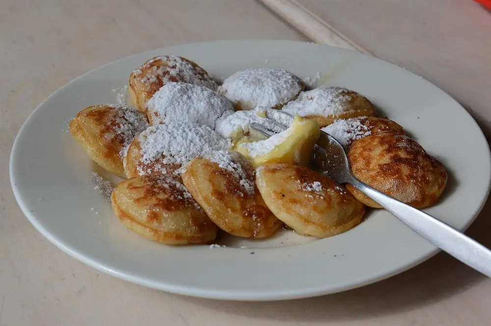 Poffertjes in Amsterdam, Netherlands