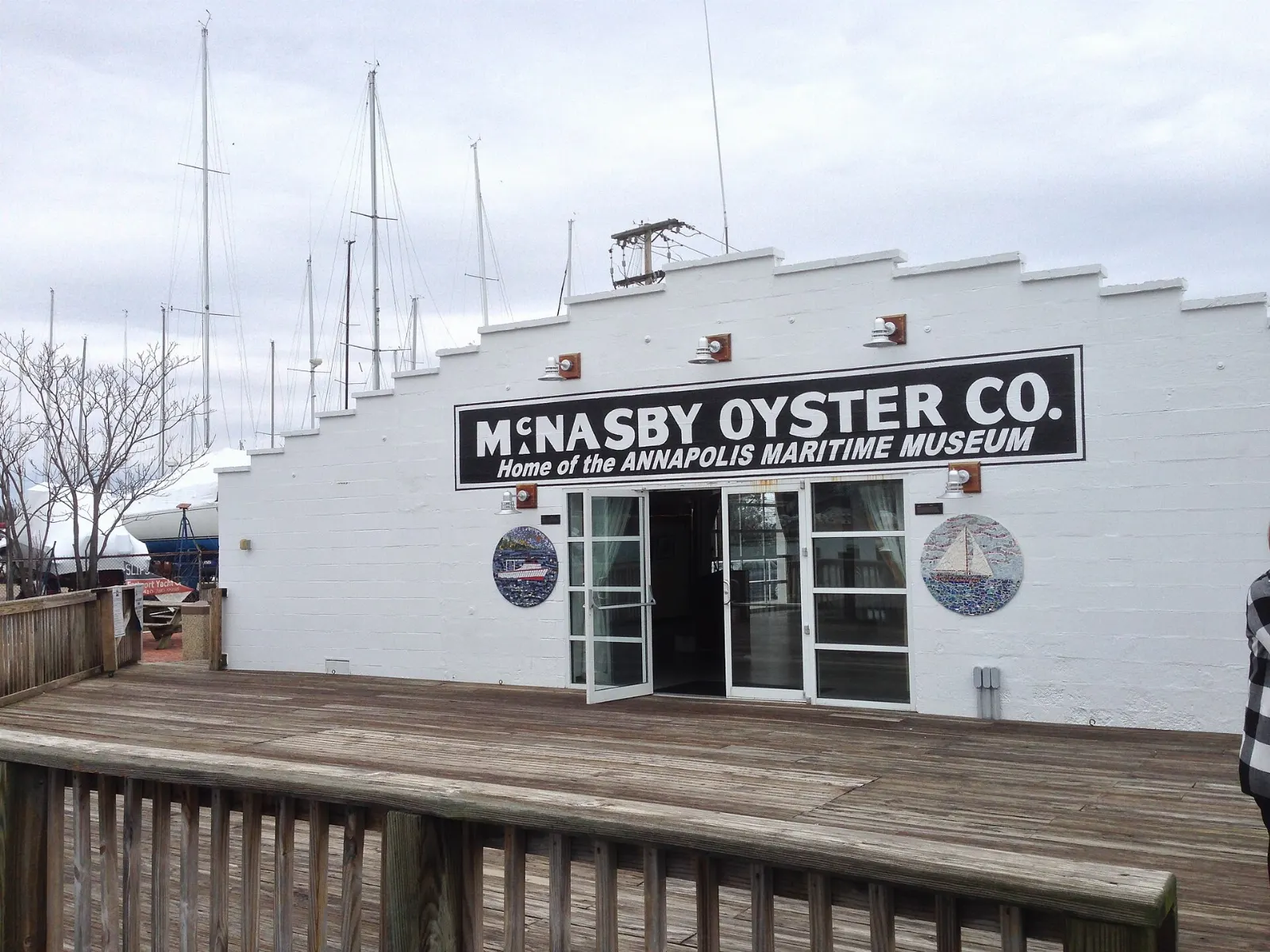 Former oyster packing house on Back Creek in the Eastport neighborhood, Annapolis, Maryland