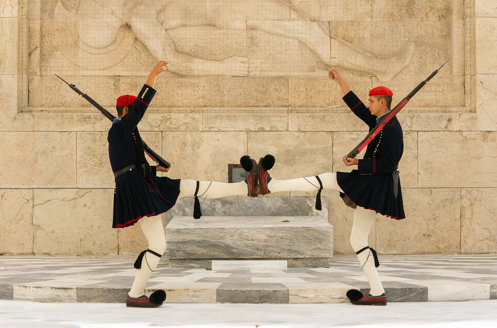 Syntagma Square and the National Garden, Athens, Greece
