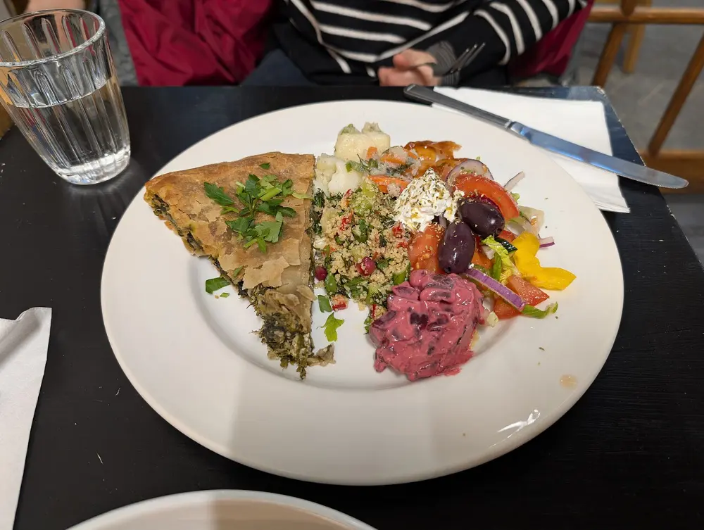 Spanakopita in Athens, Greece