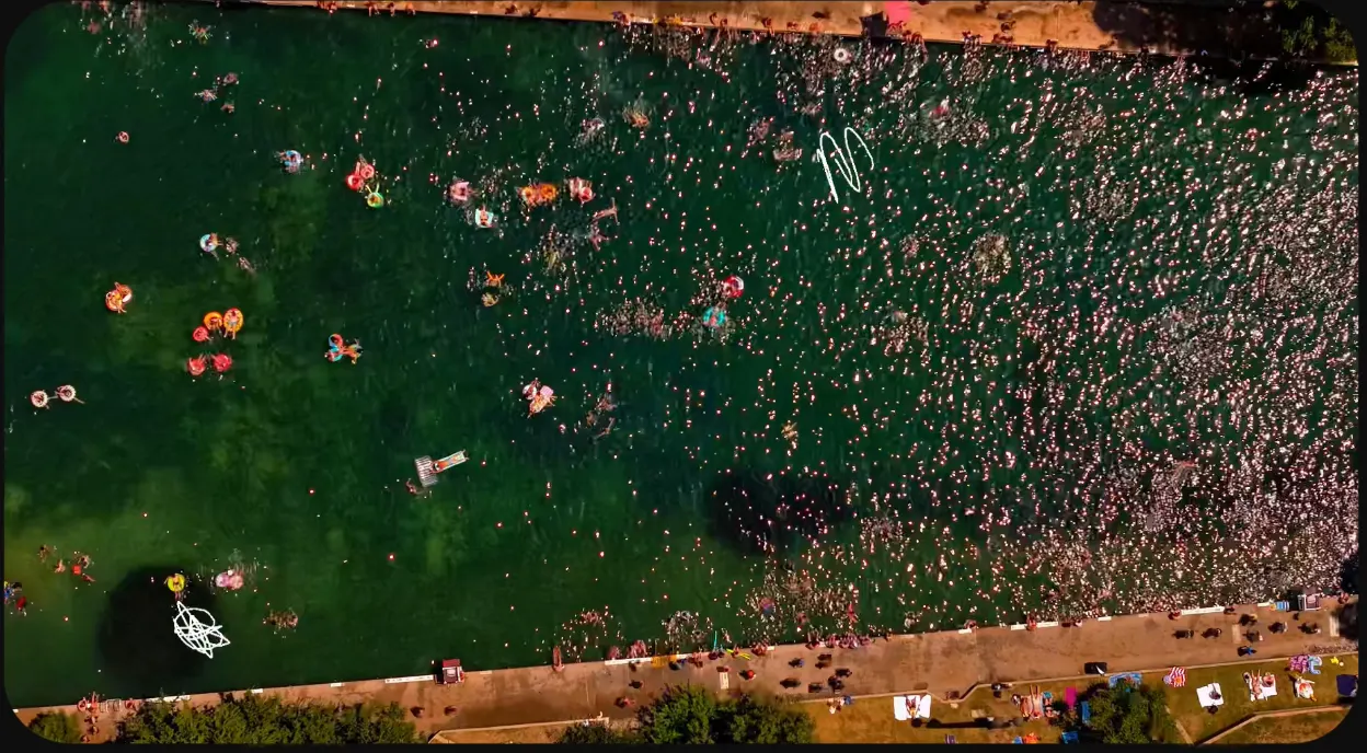 Zilker Park and Barton Springs Pool, Austin, Texas, United States