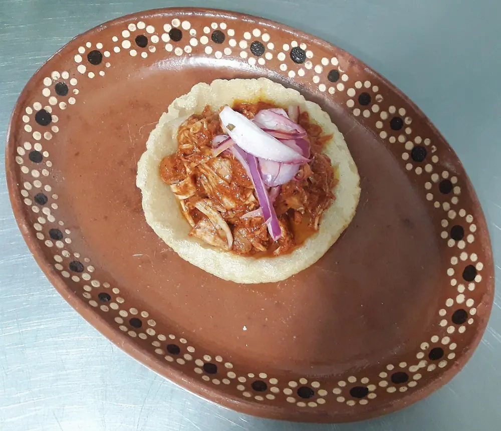 Cochinita pibil in Bacalar, Quintana Roo