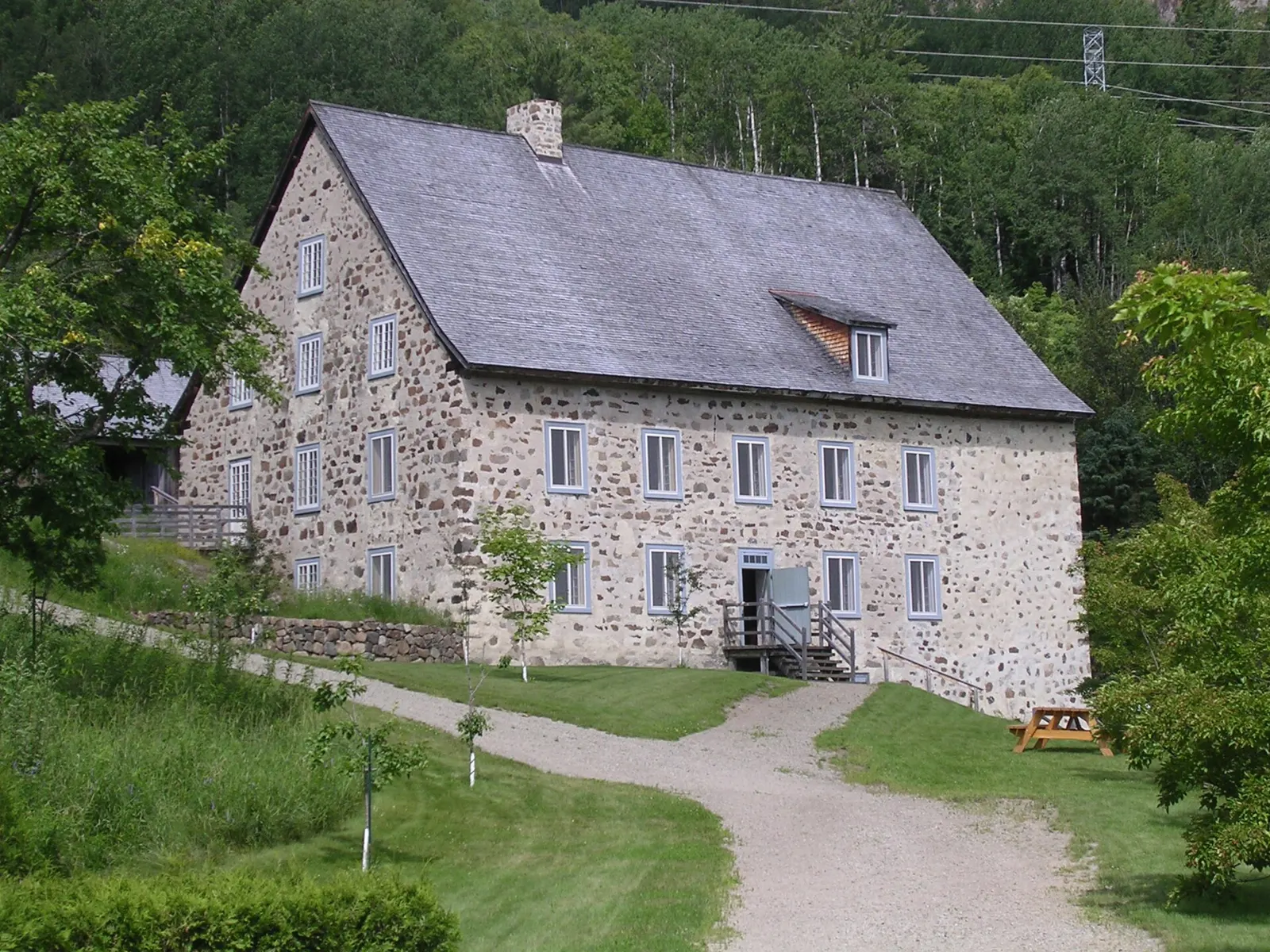 Historic flour mill in Baie-Saint-Paul, Quebec