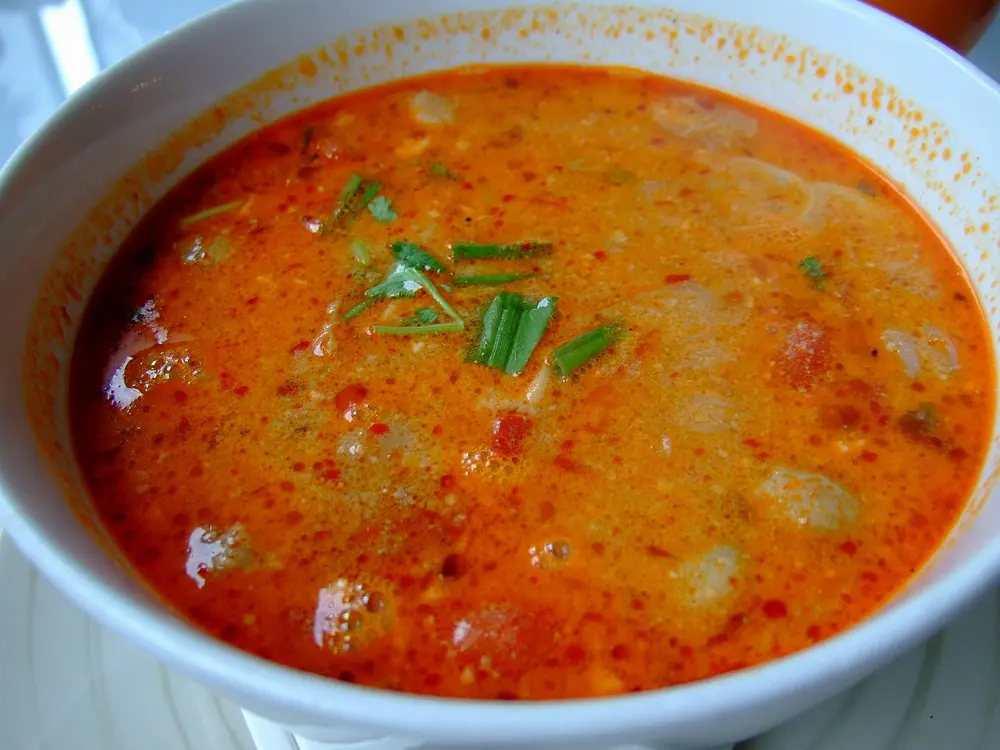 Tom yum in Bangkok, Thailand