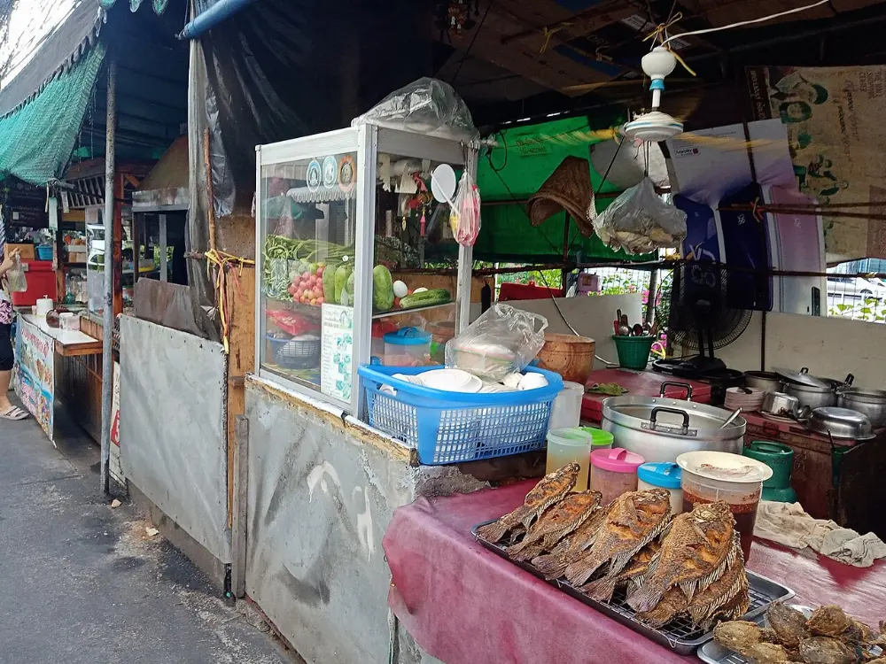 Som tam in Bangkok, Thailand
