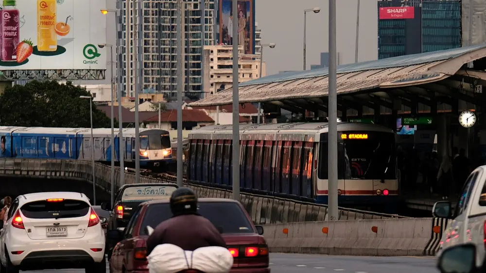 Saphan Taksin, Bangkok, Thailand