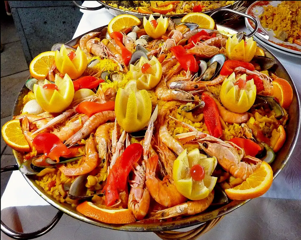 Paella in Barcelona, Spain