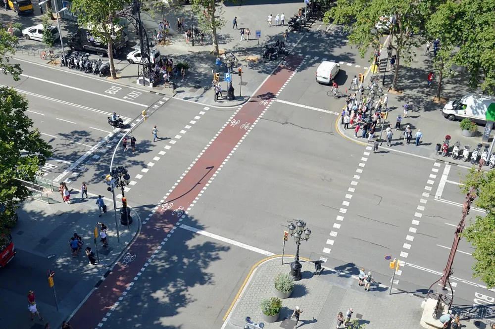 Passeig de Gràcia, Barcelona, Spain