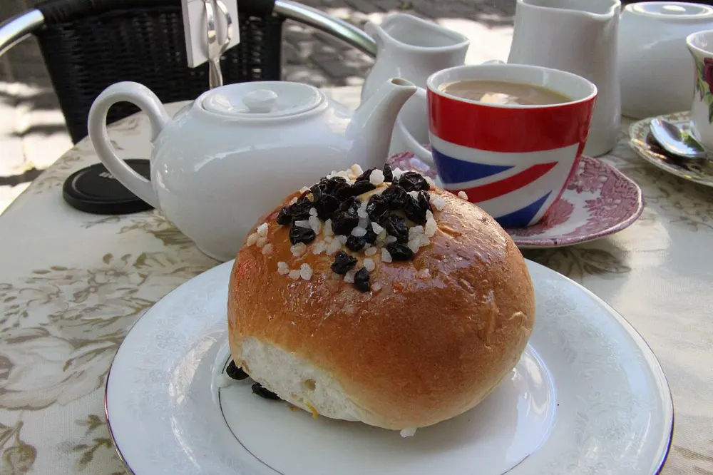 Bath bun in Bath, England