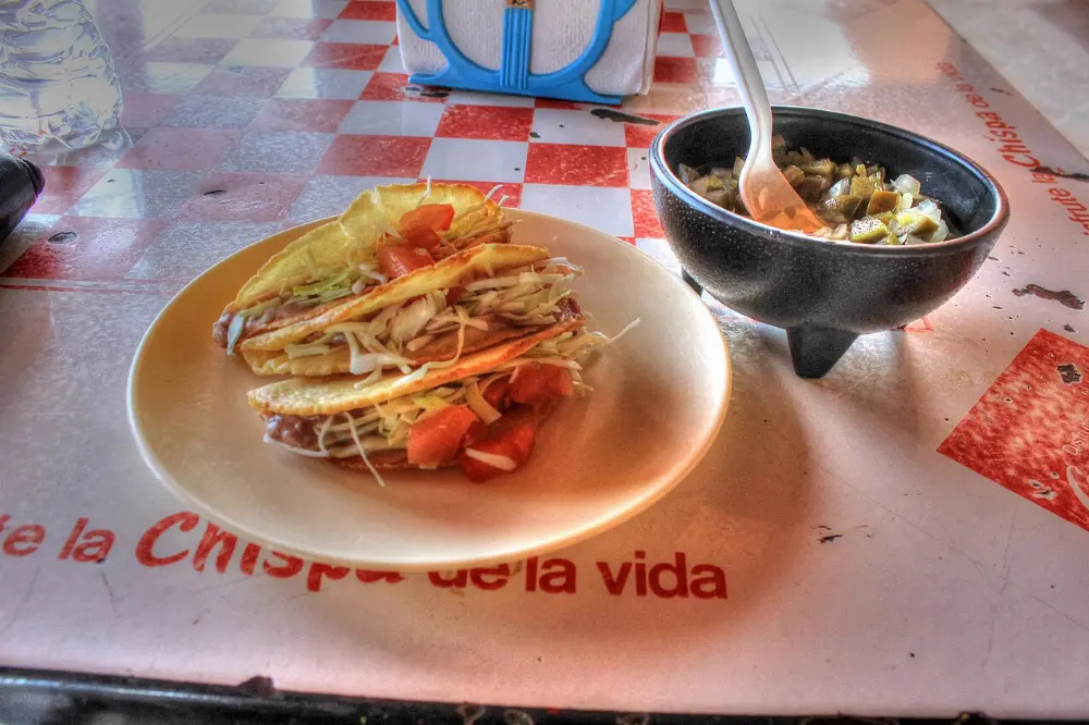 Tacos in Big Bend National Park, Texas