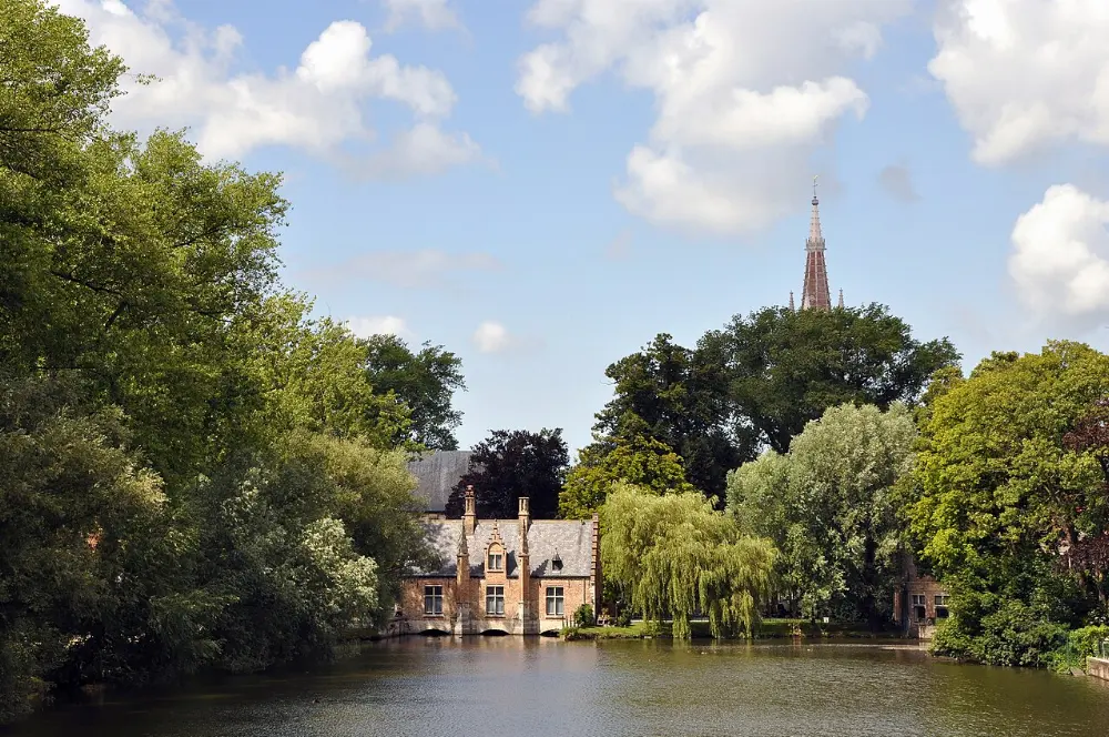 Minnewater, Bruges, Belgium
