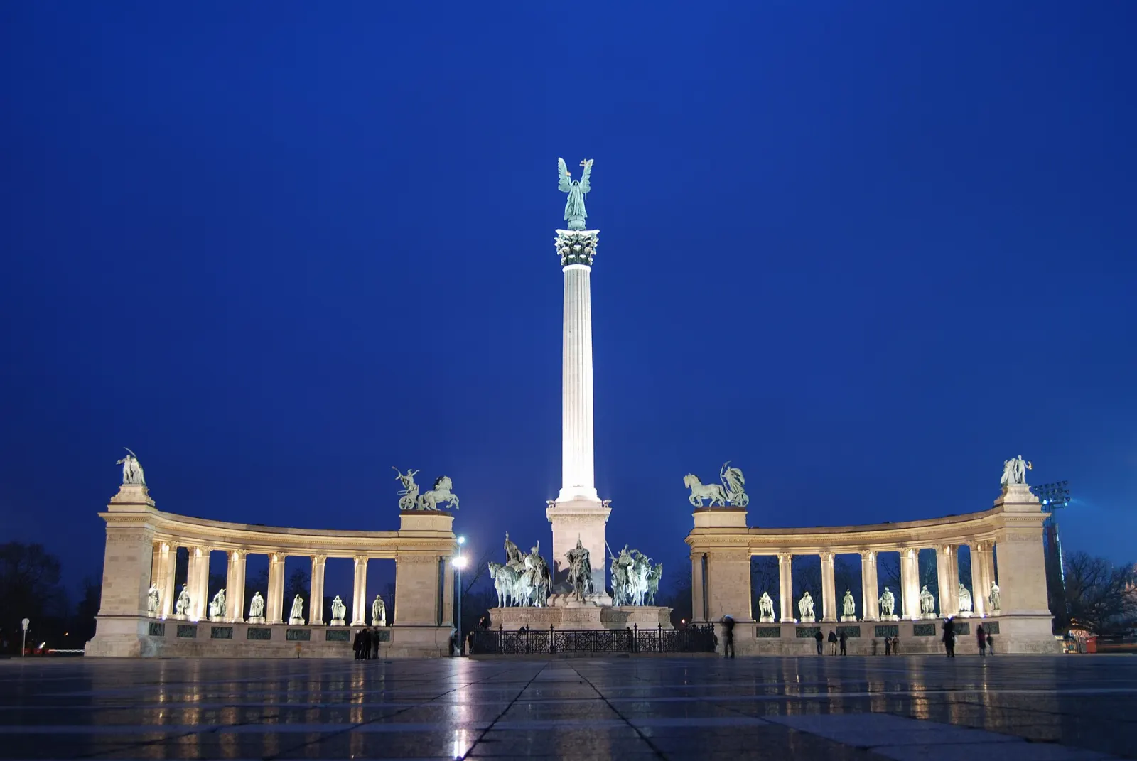 Andrássy Avenue and Heroes' Square, Budapest, Hungary