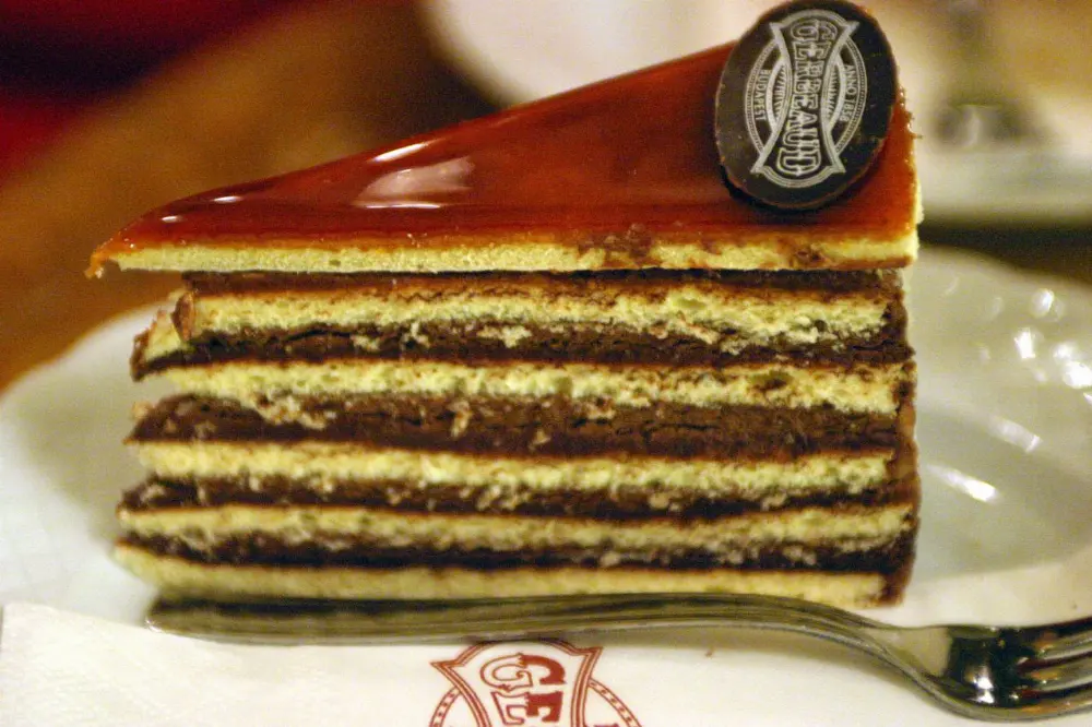 Dobos torte in Budapest, Hungary