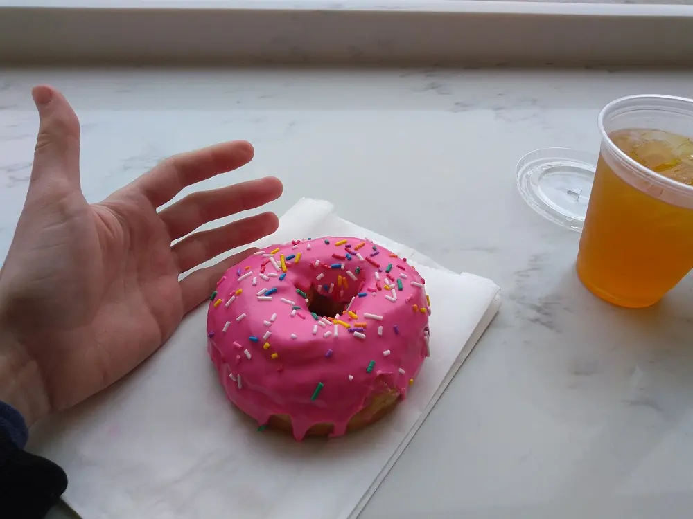 Cider doughnuts in Burlington, Vermont