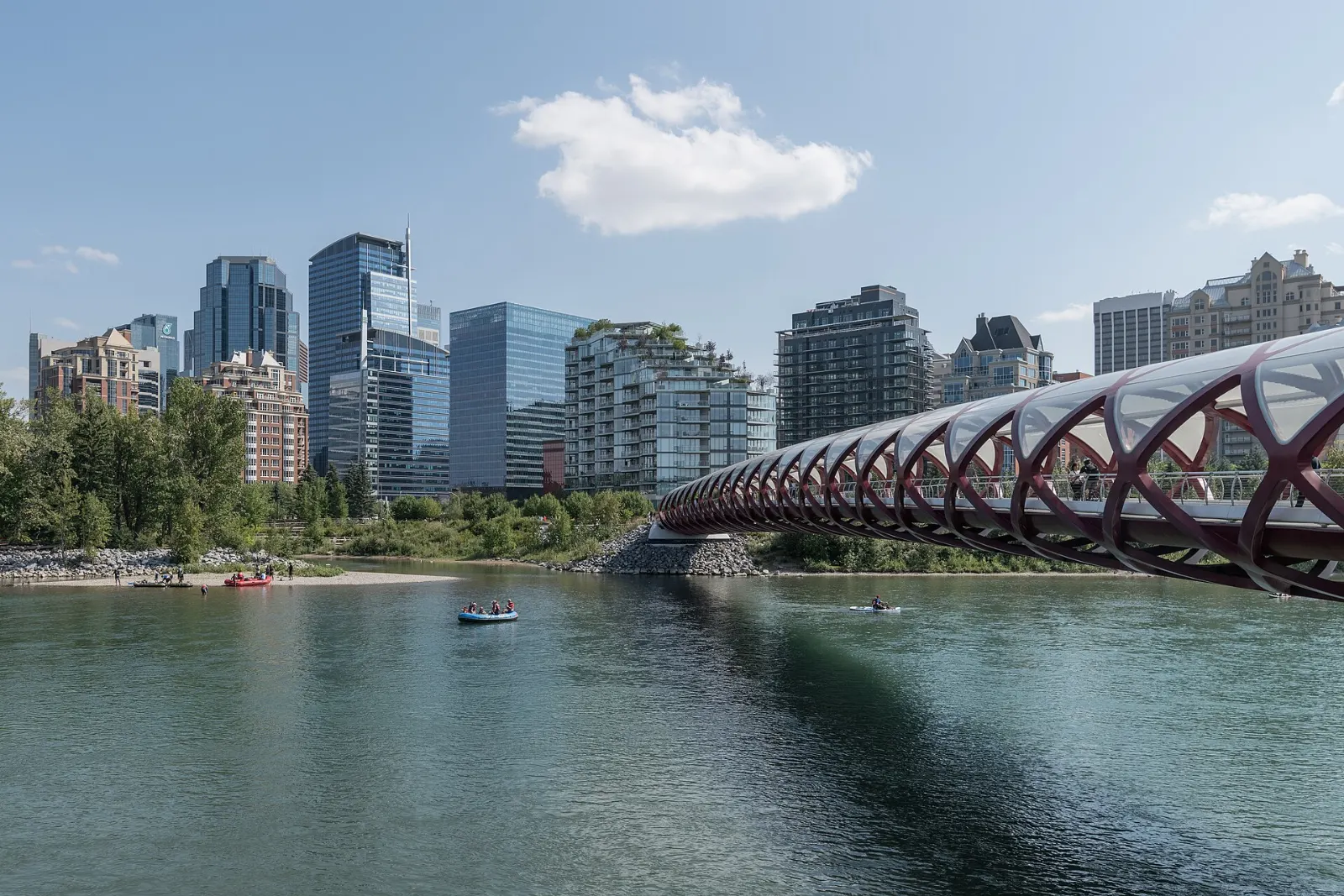 Peace Bridge, Calgary, Alberta, Canada