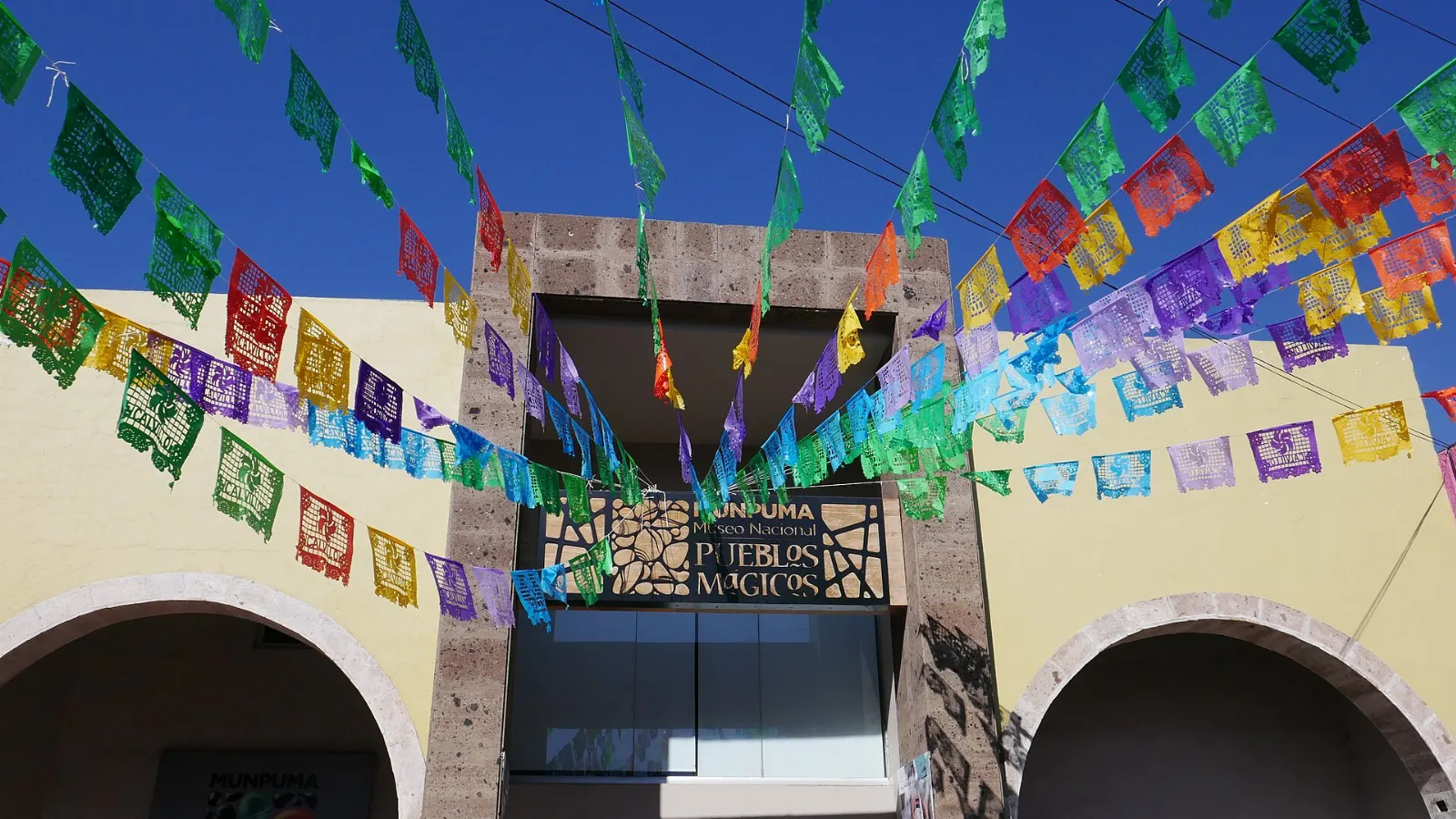 Entrance to the Museo Nacional de los Pueblos Mágicos in Calvillo, Aguascalientes