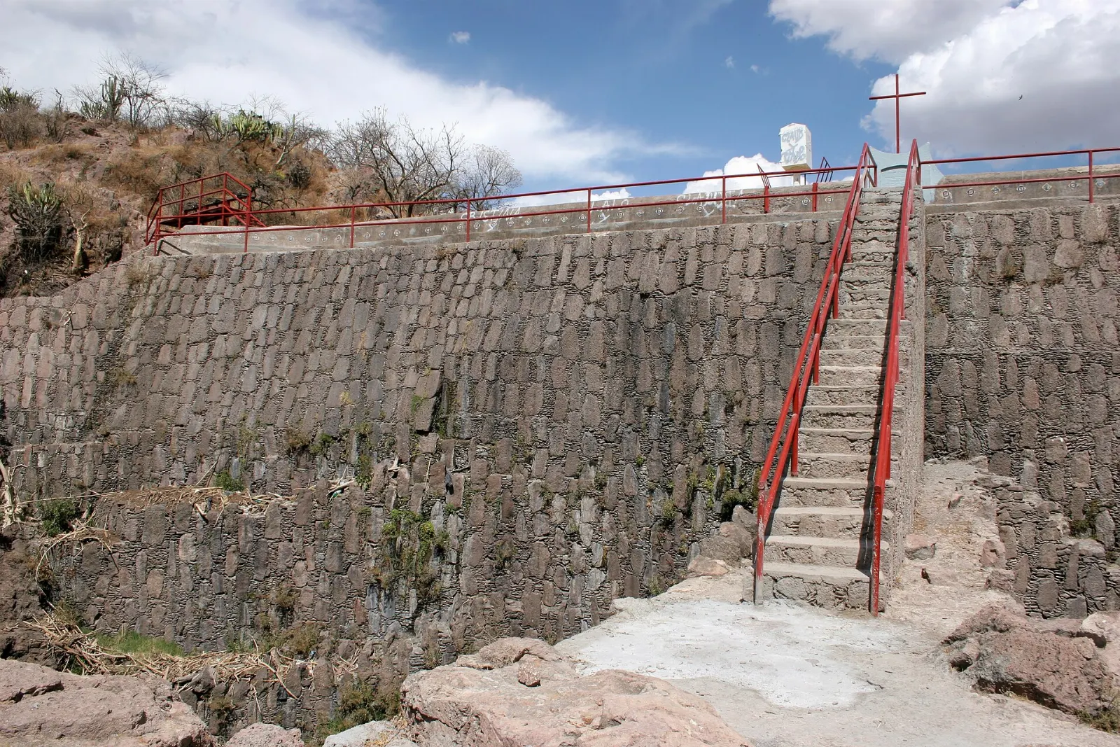Reservoir of the Malpaso dam near Calvillo, Aguascalientes