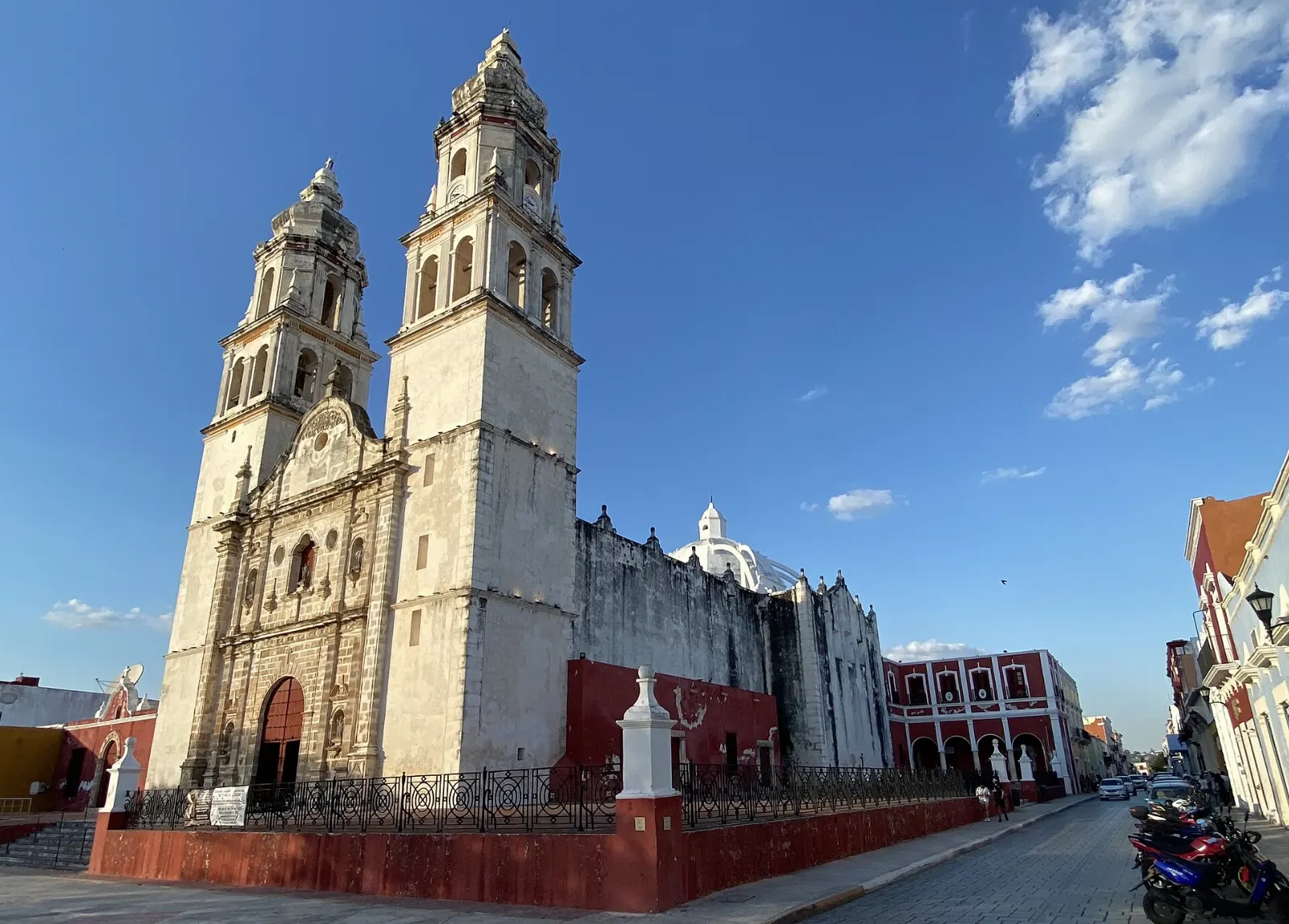 Campeche City Mexico Pirate Walls Pastel Streets and Edzná