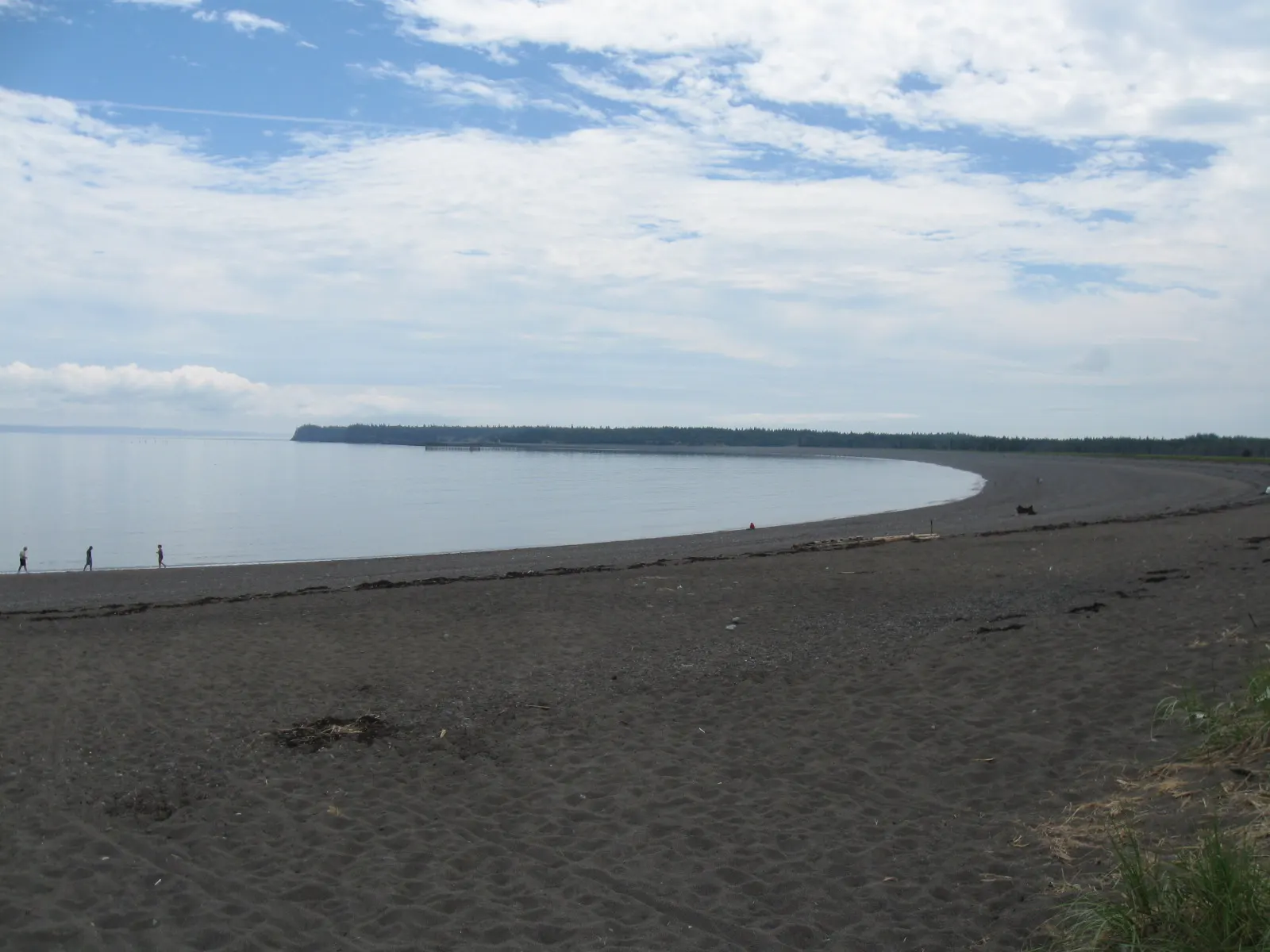 Beach and trail area at Herring Cove Provincial Park, Campobello Island, New Brunswick