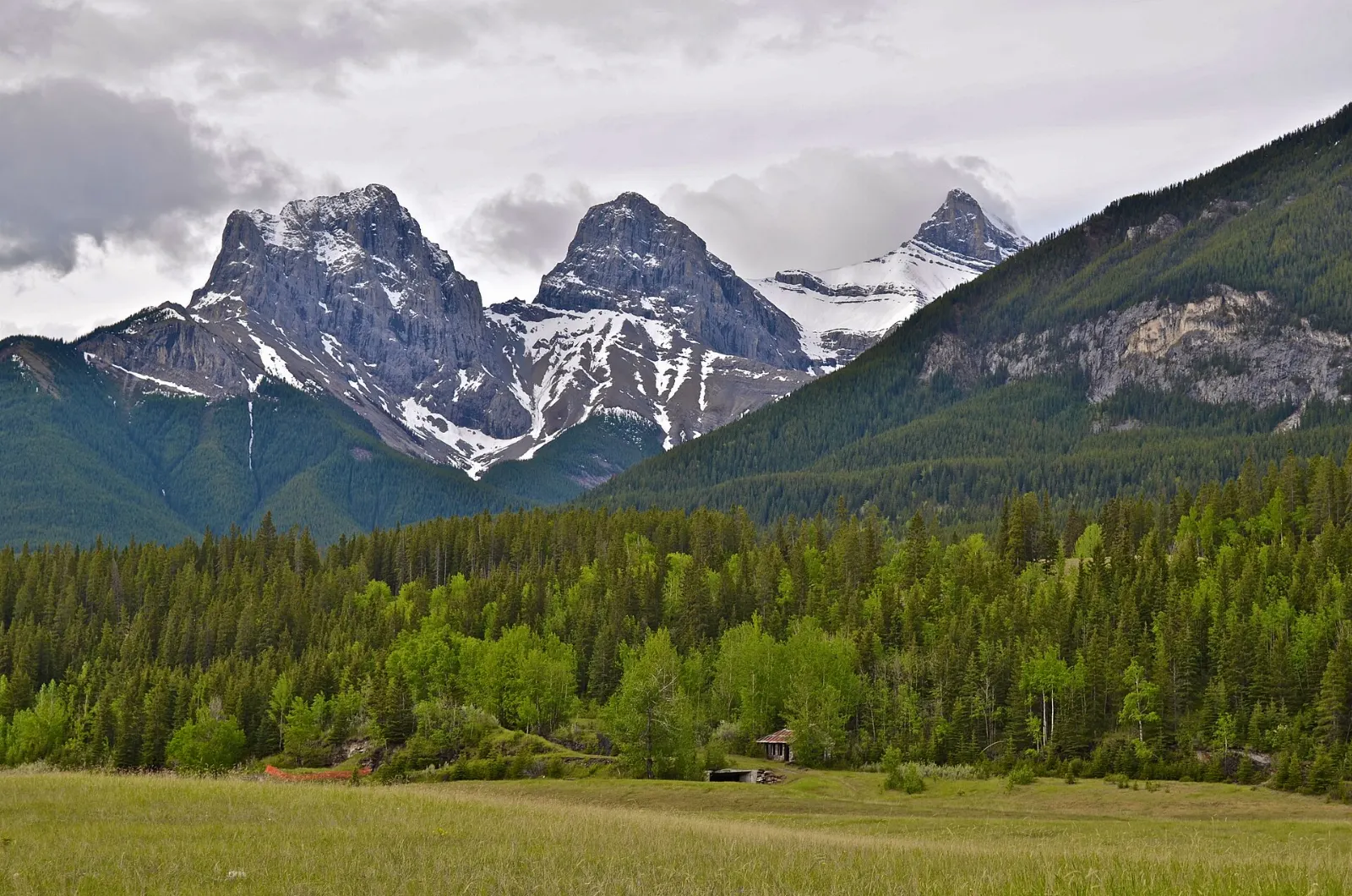 The Three Sisters, Canmore, Alberta, Canada