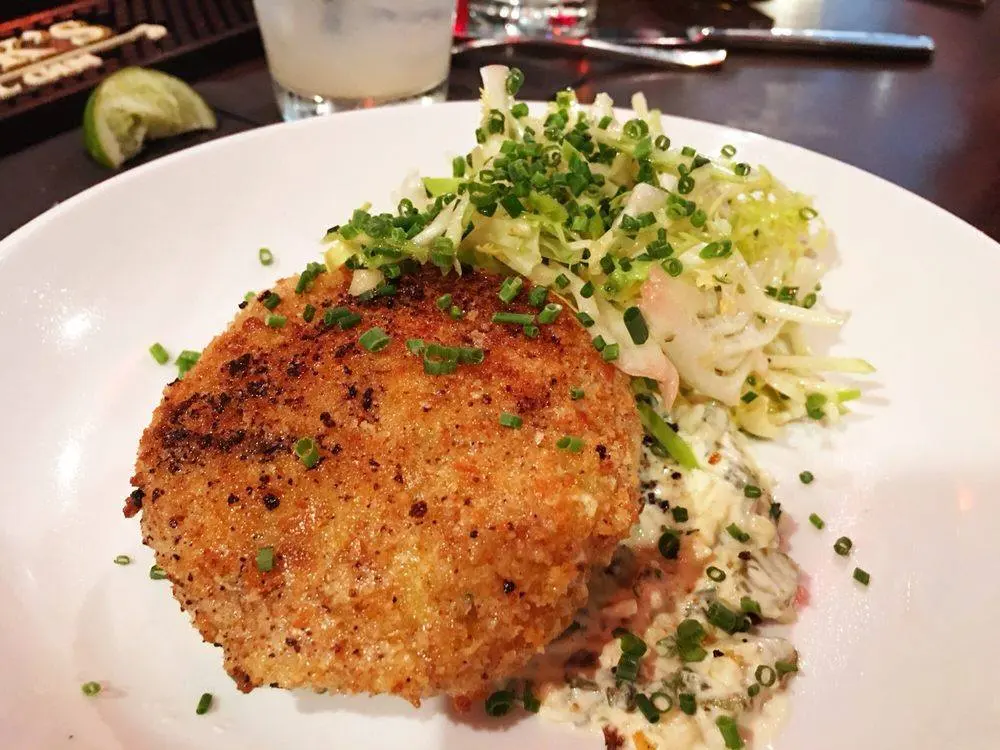 Crab cake in Cape May, New Jersey