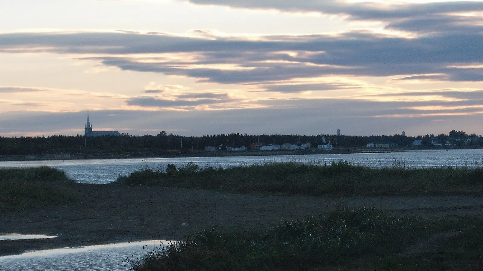 Shoreline along the Acadian Peninsula near Bas-Caraquet, New Brunswick