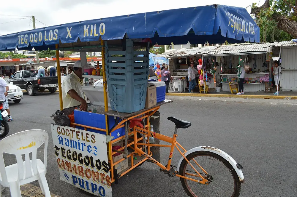 Tegogolo in Catemaco, Veracruz