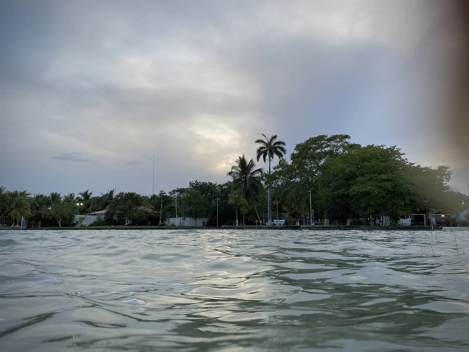 Blue shades of Lake Bacalar, Chacchoben, Quintana Roo