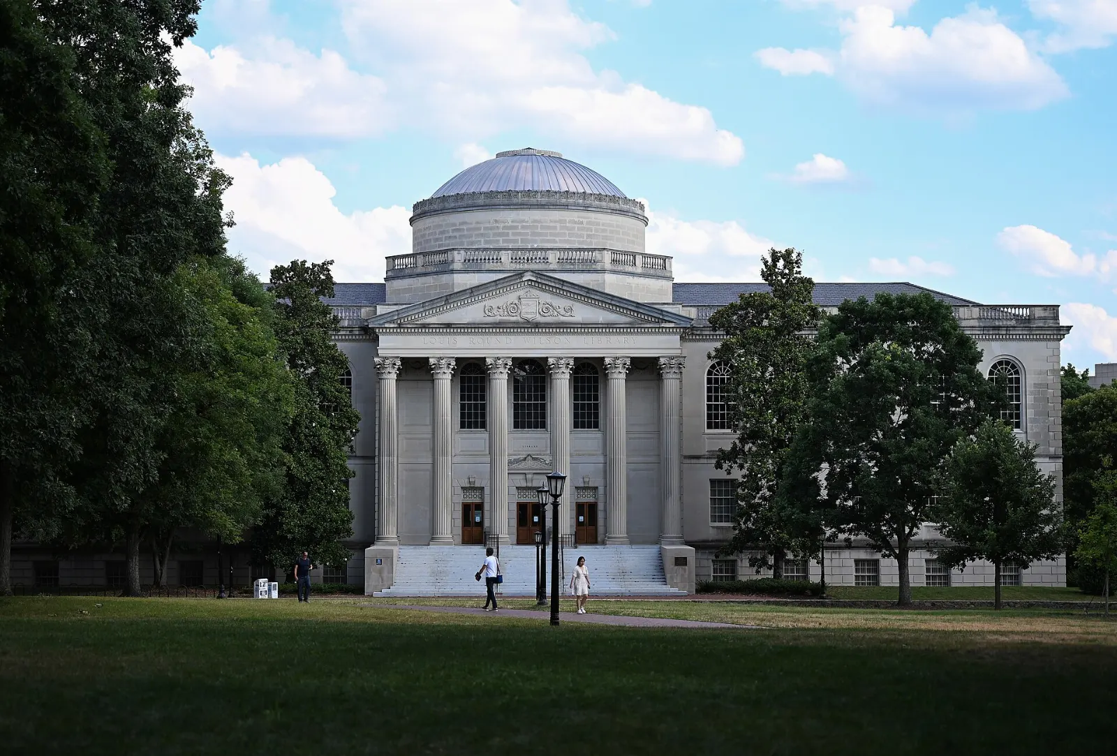 Wilson Library on the UNC campus, Chapel Hill, North Carolina