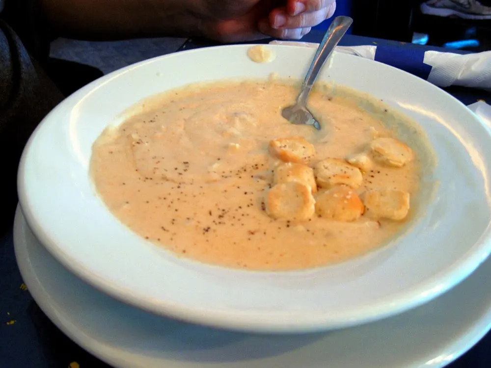 She-crab soup in Charleston, South Carolina