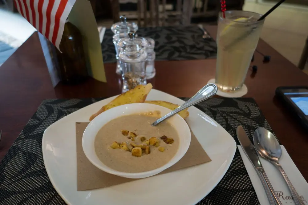 Peanut soup in Charlottesville, Virginia