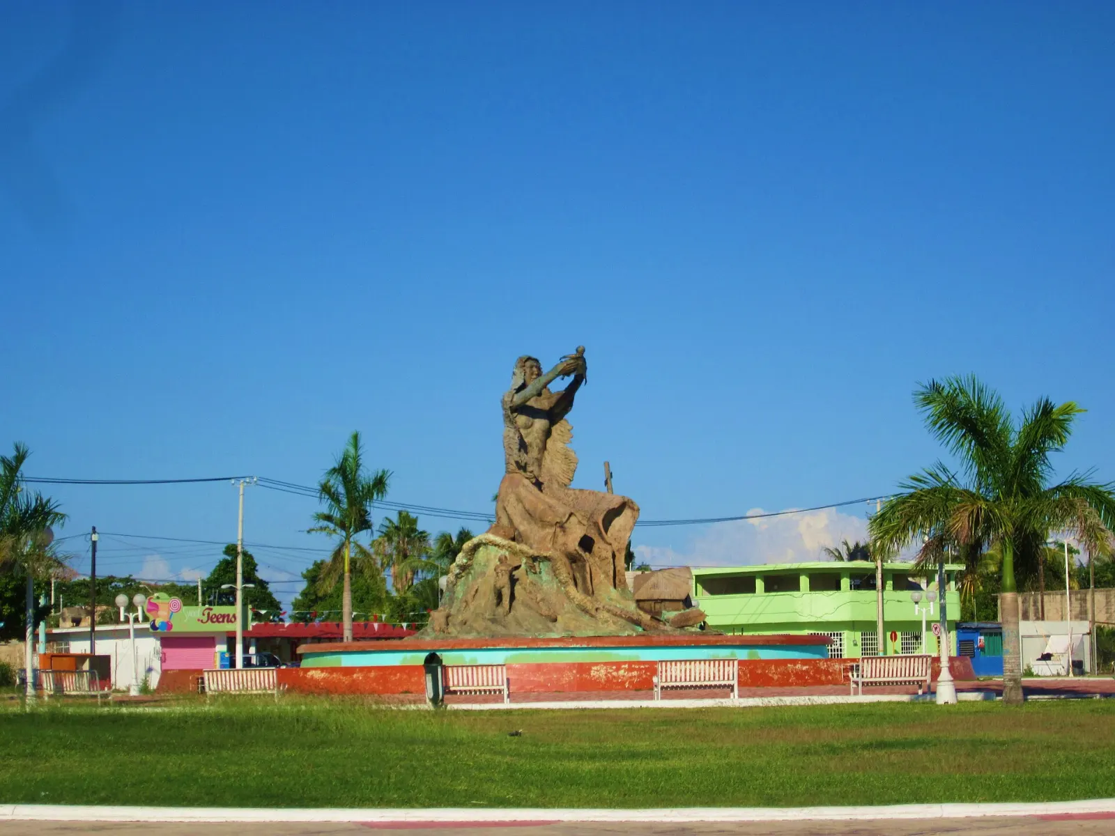 The Monumento al Renacimiento in Chetumal, Quintana Roo