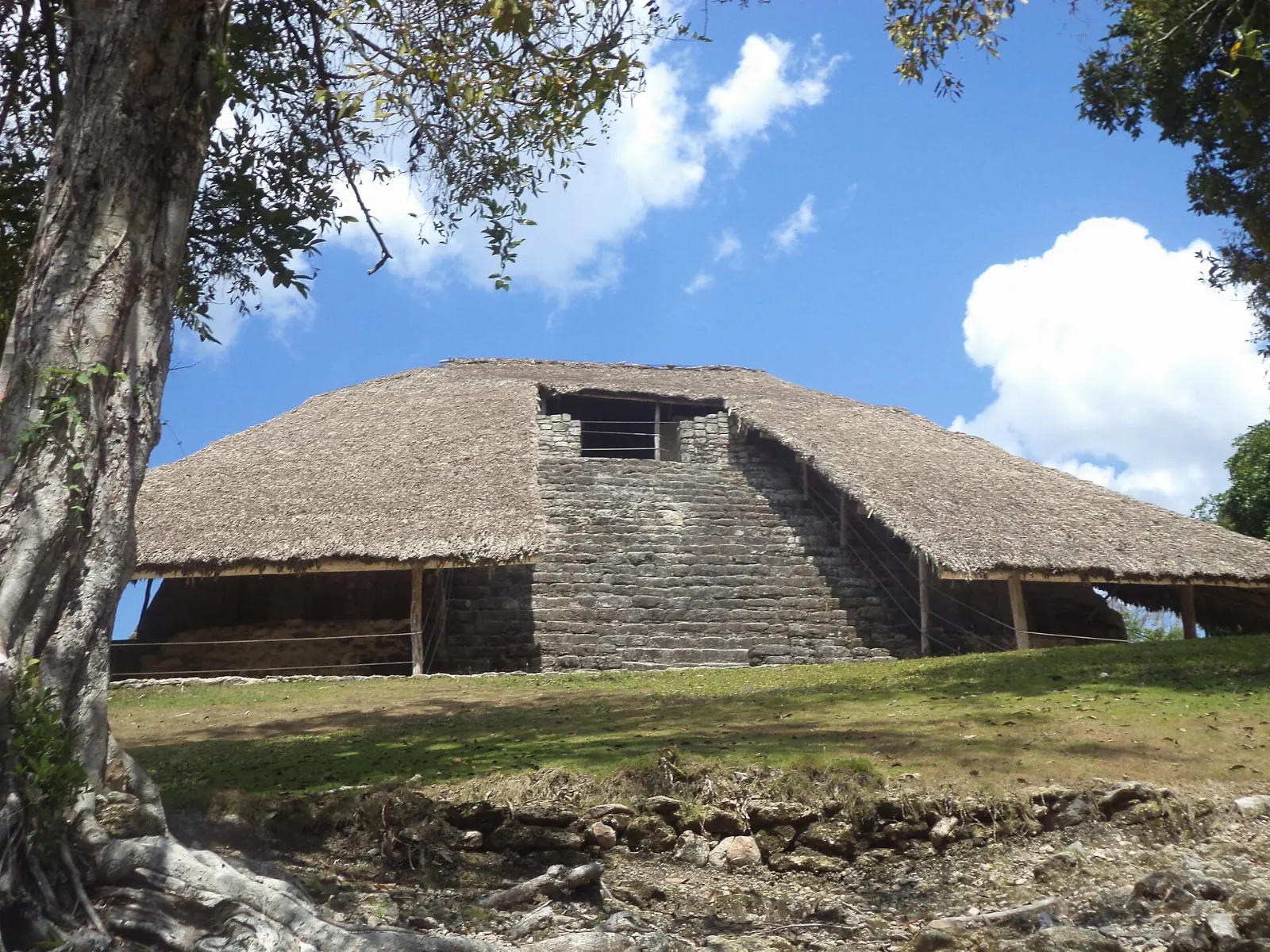 The Temple of the Masks at Kohunlich, Chetumal, Quintana Roo