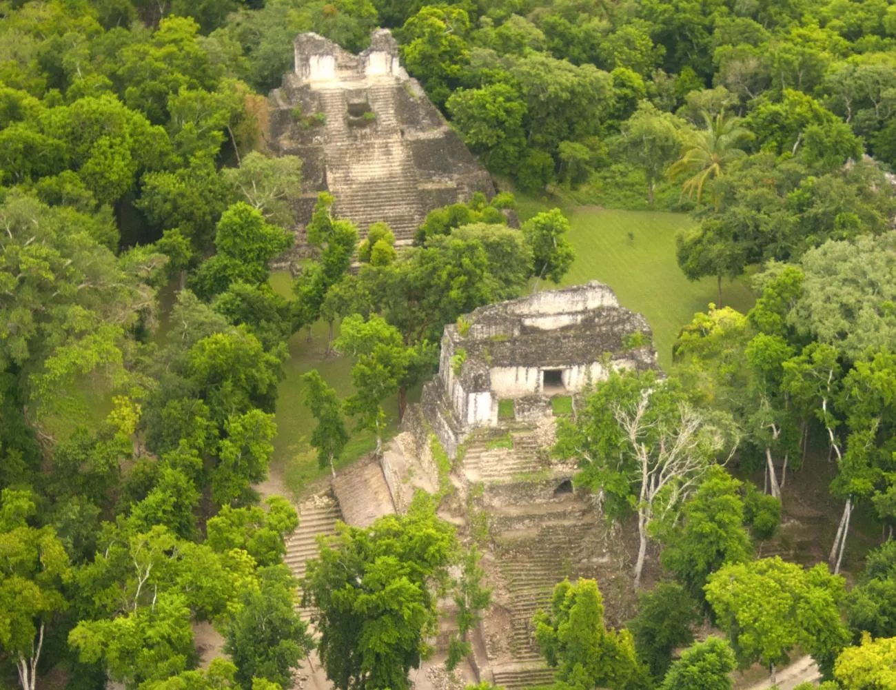 Maya temple at Dzibanche, Chetumal, Quintana Roo