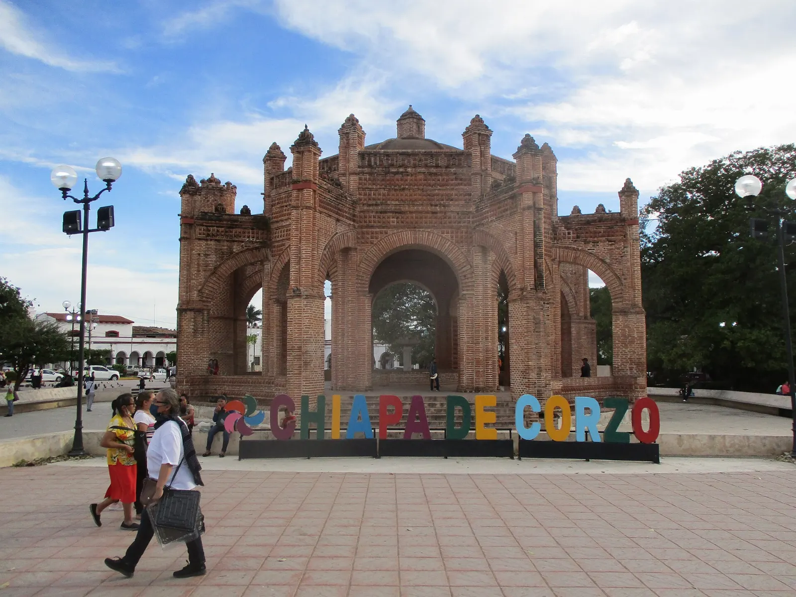Stone mounds at the archaeological site of Chiapa de Corzo, Chiapas