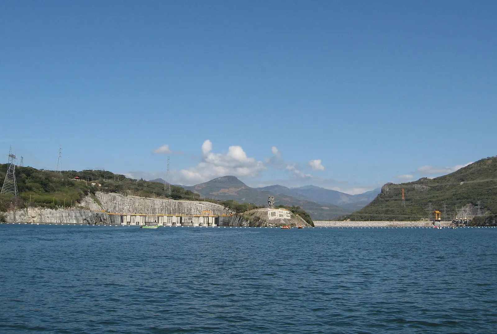 The Chicoasén Dam at the northern end of Sumidero Canyon, Chiapa de Corzo, Chiapas