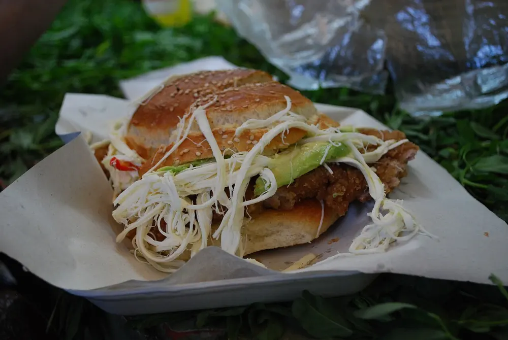 Cemitas poblanas in Chignahuapan, Puebla