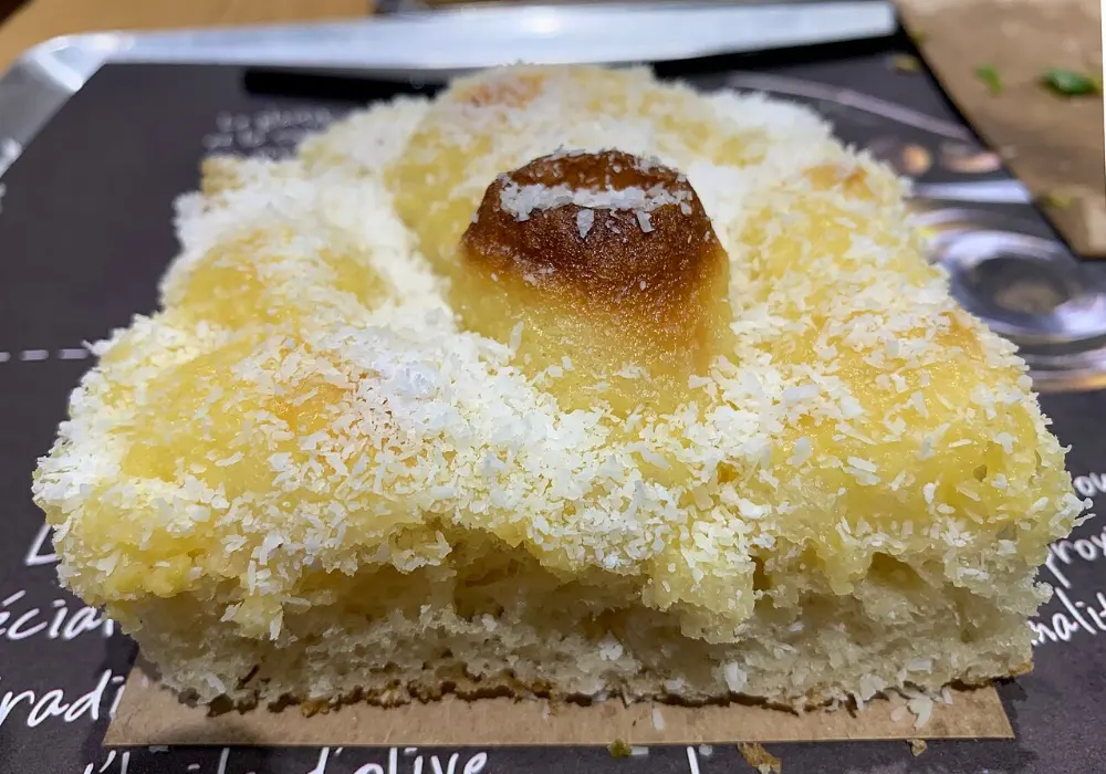 Focaccia in Cinque Terre, Italy