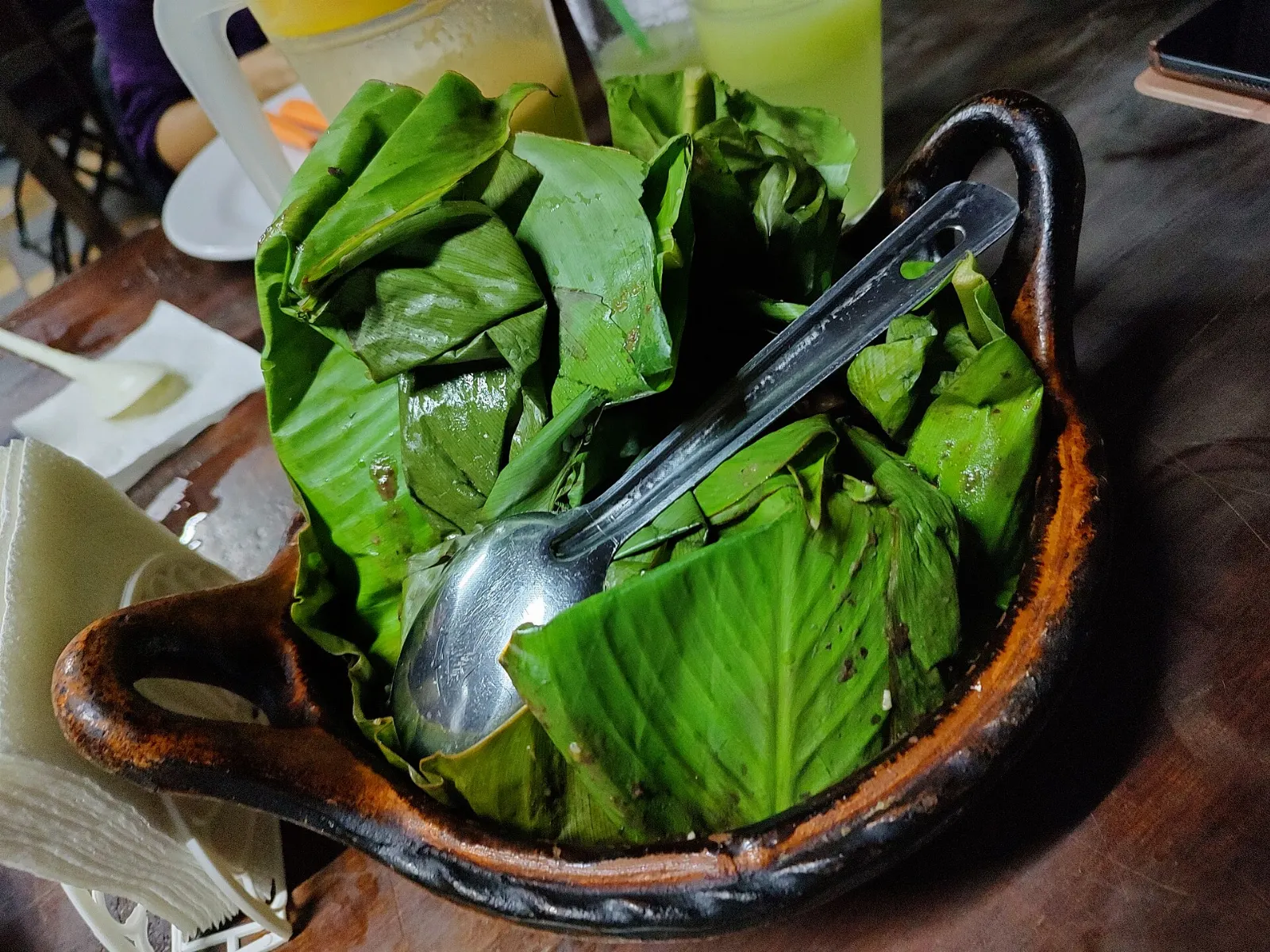 Bowl of spicy chilpachole soup from Veracruz, Coatepec, Veracruz
