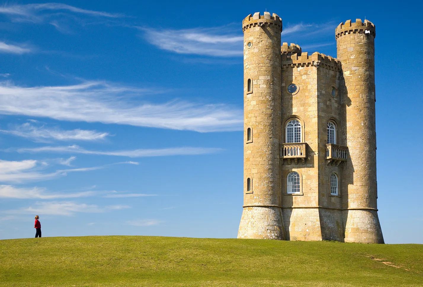 Broadway and Broadway Tower, Cotswolds, England