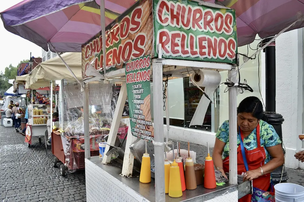 Churros in Coyoacán, Mexico City