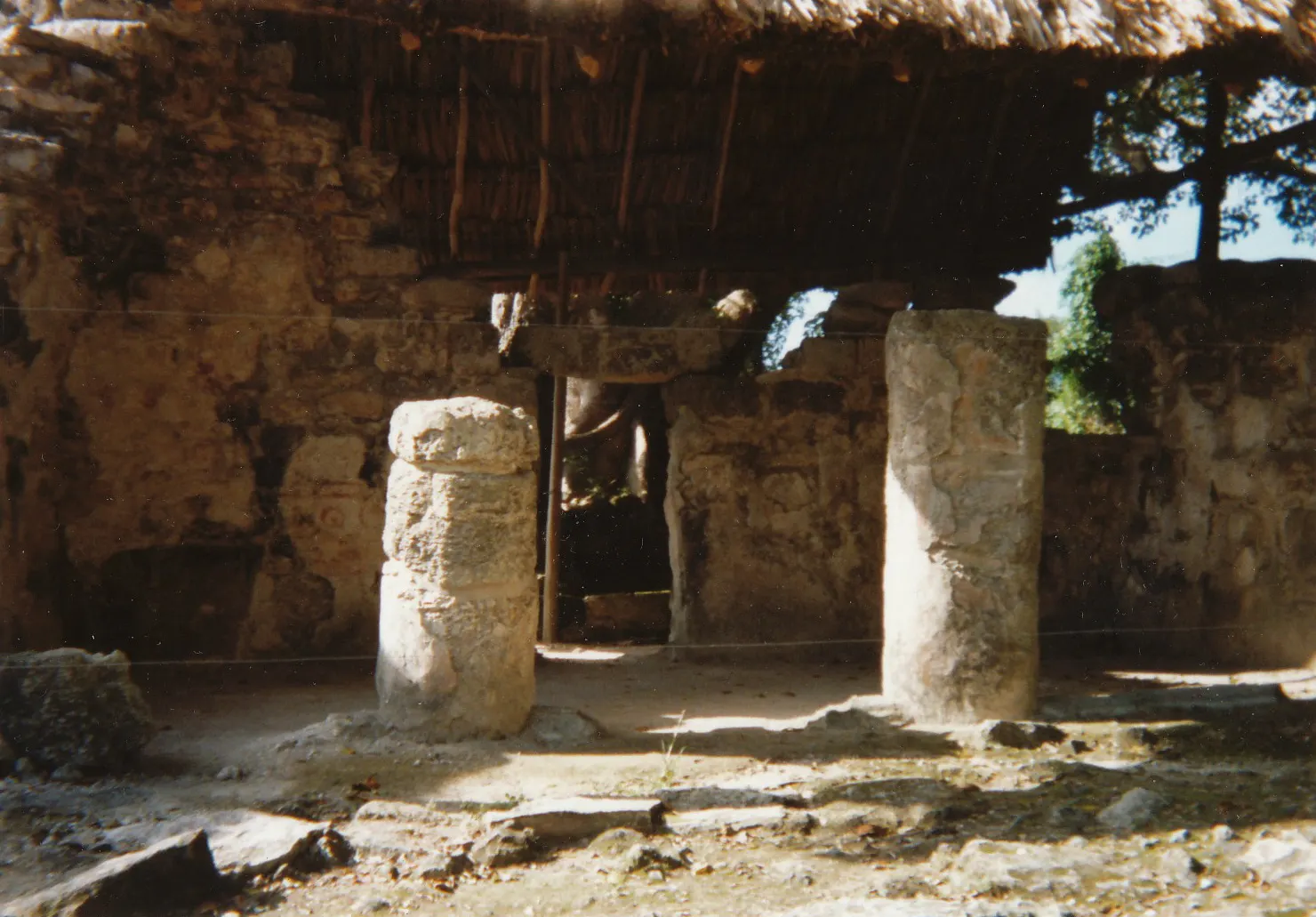 Maya structure at San Gervasio on Cozumel, Quintana Roo