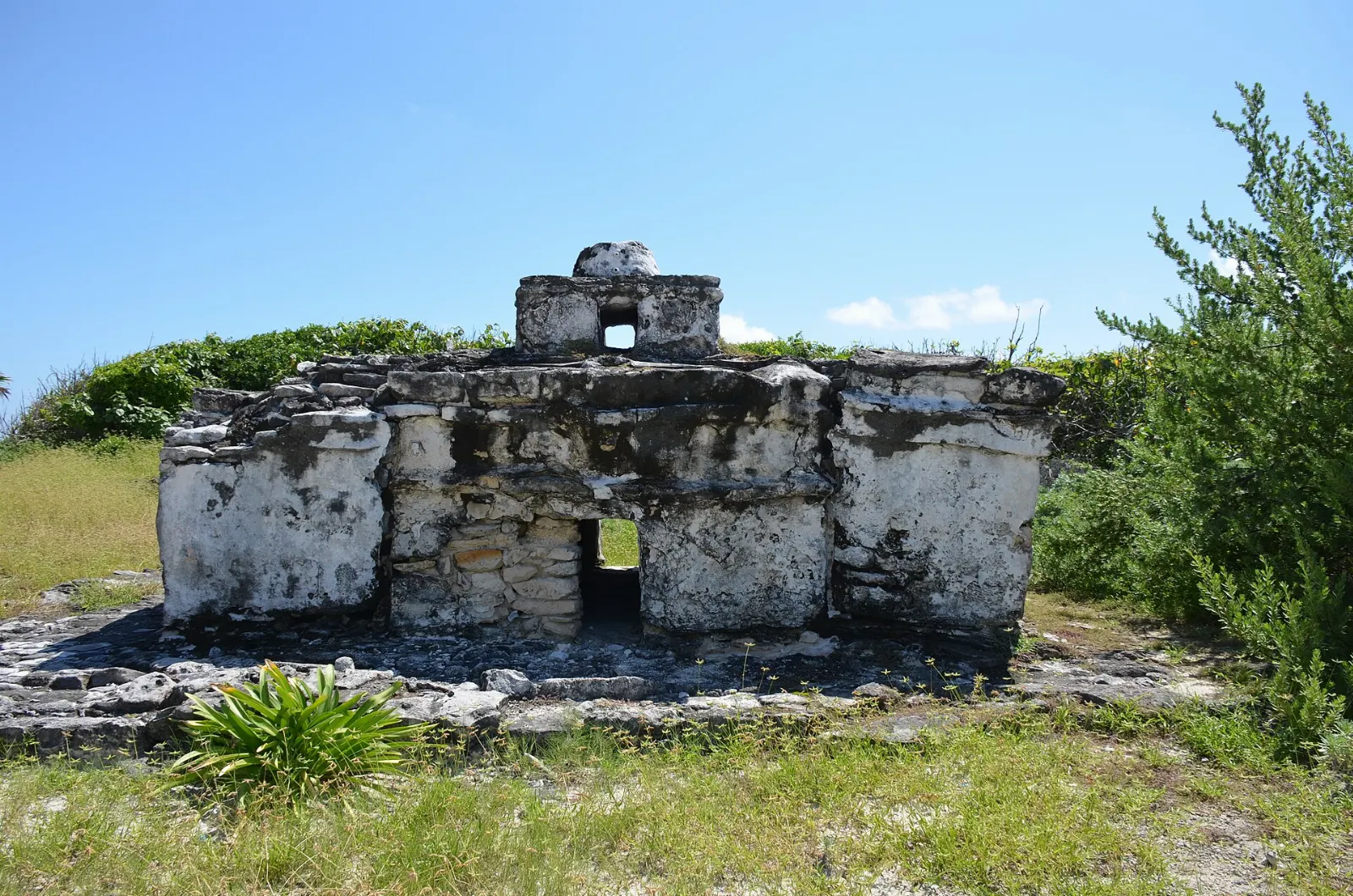 The small Maya building known as El Caracol at Punta Sur, Cozumel, Quintana Roo