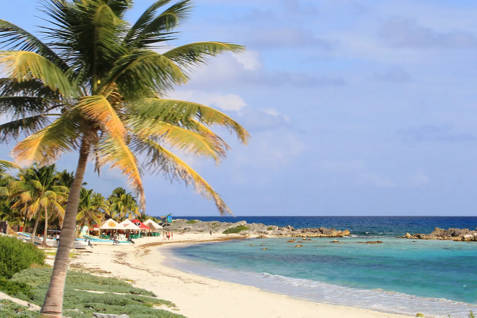 Waves breaking on the east coast of Cozumel, Quintana Roo