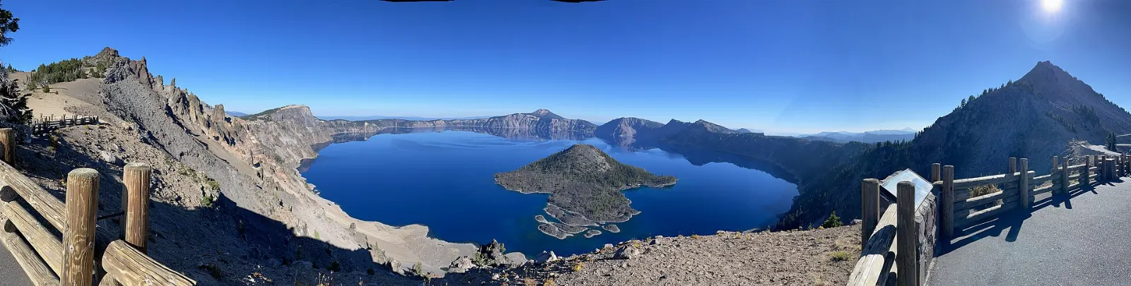 Crater Lake Oregon Rim Drive Views and the Phantom Ship