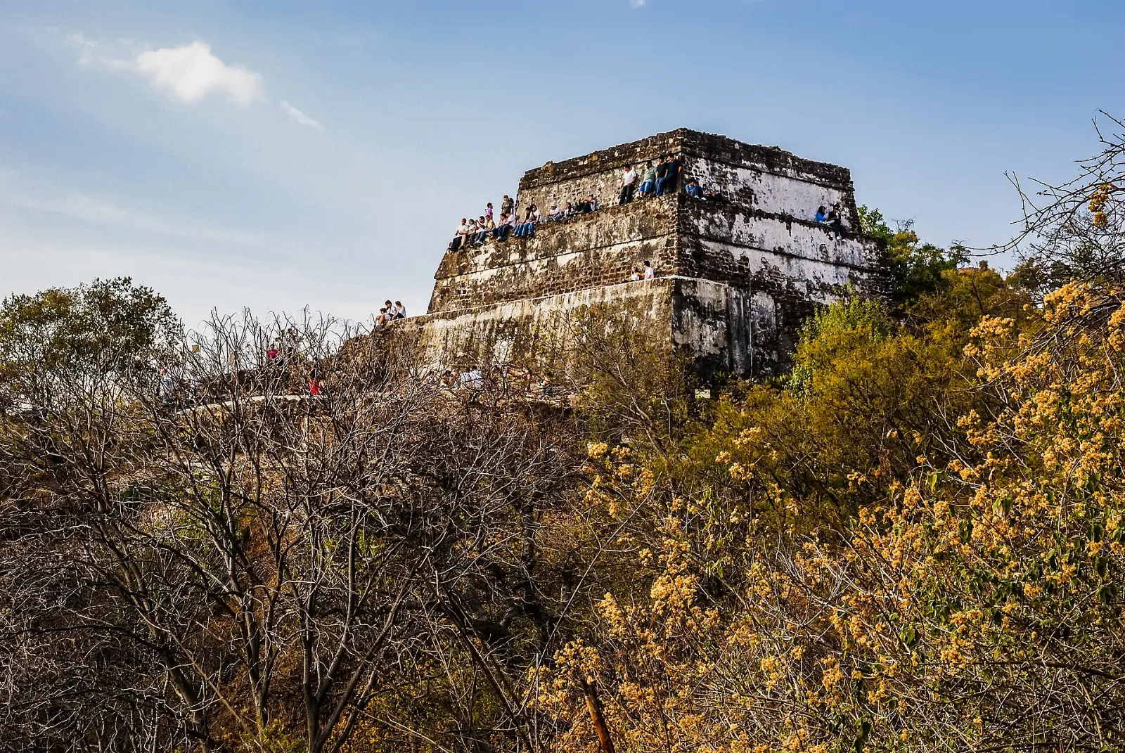 Cliffs above the town of Tepoztlán in Morelos, Cuernavaca, Morelos